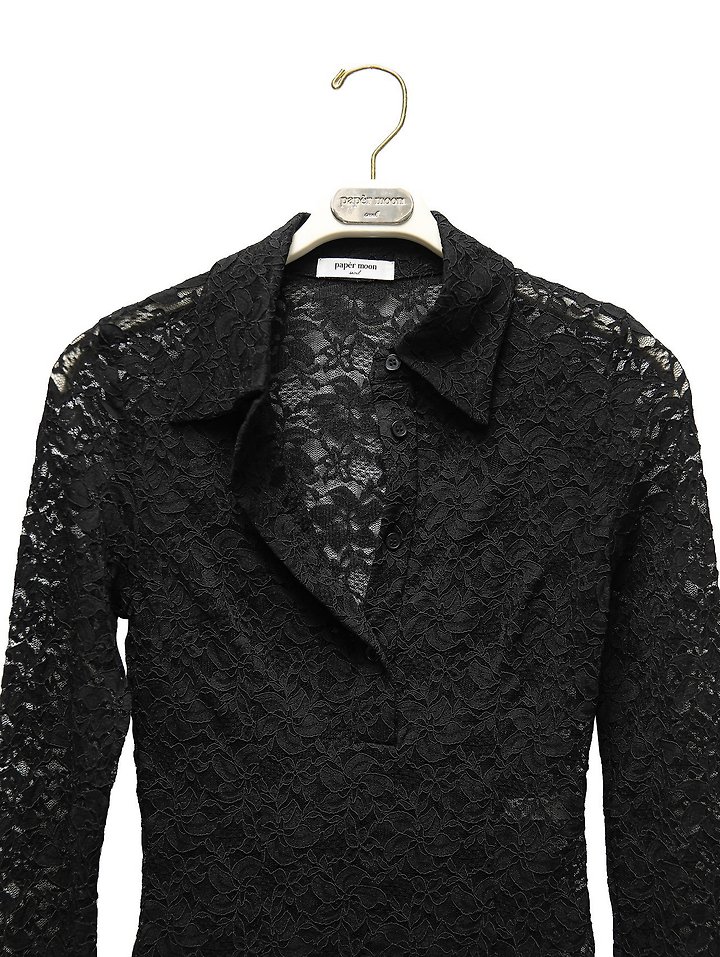 Paper Moon - Korean Women Fashion - #restrostyle - Slim Lace Bodysuit - 6