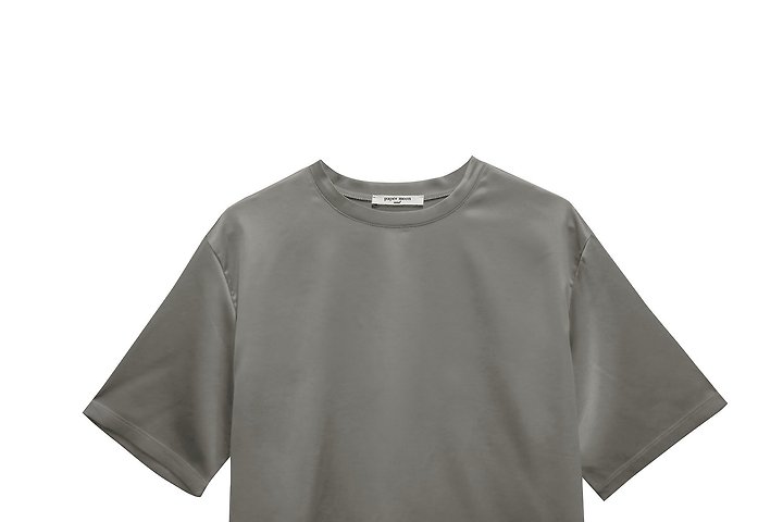 Paper Moon - Korean Women Fashion - #romanticstyle - Classic Silky Satin Short-Sleeve Top - 4
