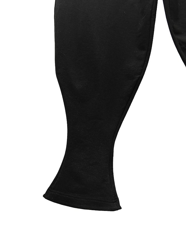 Paper Moon - Korean Women Fashion - #shopsmall - Curved Balloon-Leg Jersey Pants - 11