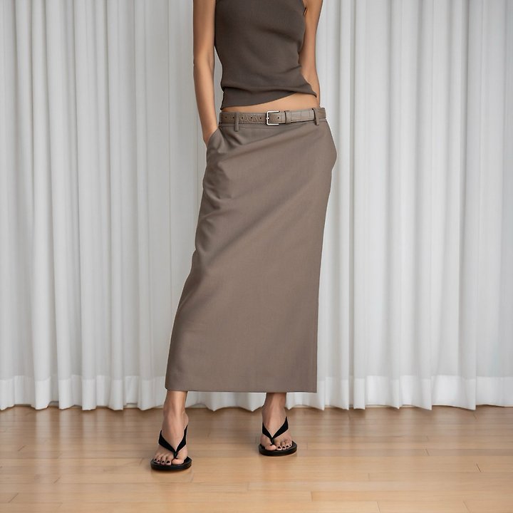 Paper Moon - Korean Women Fashion - #shopsmall - Classic Back-Slit Midi Pencil Skirt