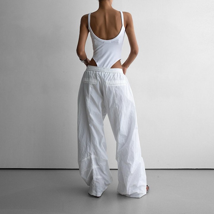 Paper Moon - Korean Women Fashion - #shopsmall - Sleeveless Open-Back Bodysuit - 4