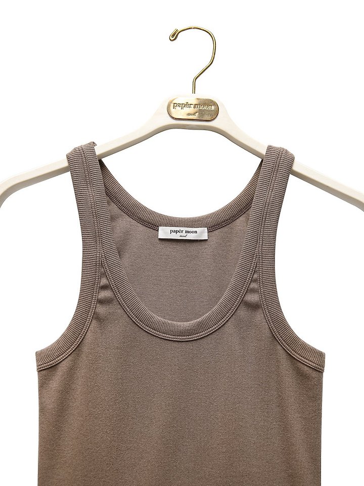 Paper Moon - Korean Women Fashion - #thelittlethings - Sleeveless Ribbed Jersey Tank Top - 9