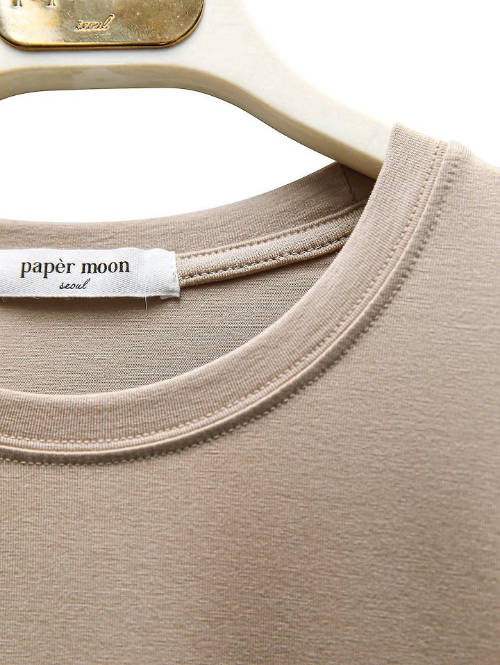 Paper Moon - Korean Women Fashion - #thelittlethings - Classic Slim-Fit Tencel Crewneck Top - 6