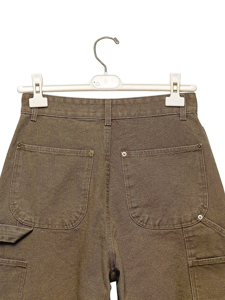 Paper Moon - Korean Women Fashion - #vintageinspired - Vintage Ankle Carpenter Culotte Pants - 12