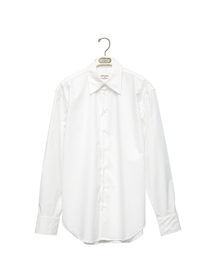 Paper Moon - Korean Women Fashion - #womensfashion - Classic Premium Cotton Button-Down Shirt - 6