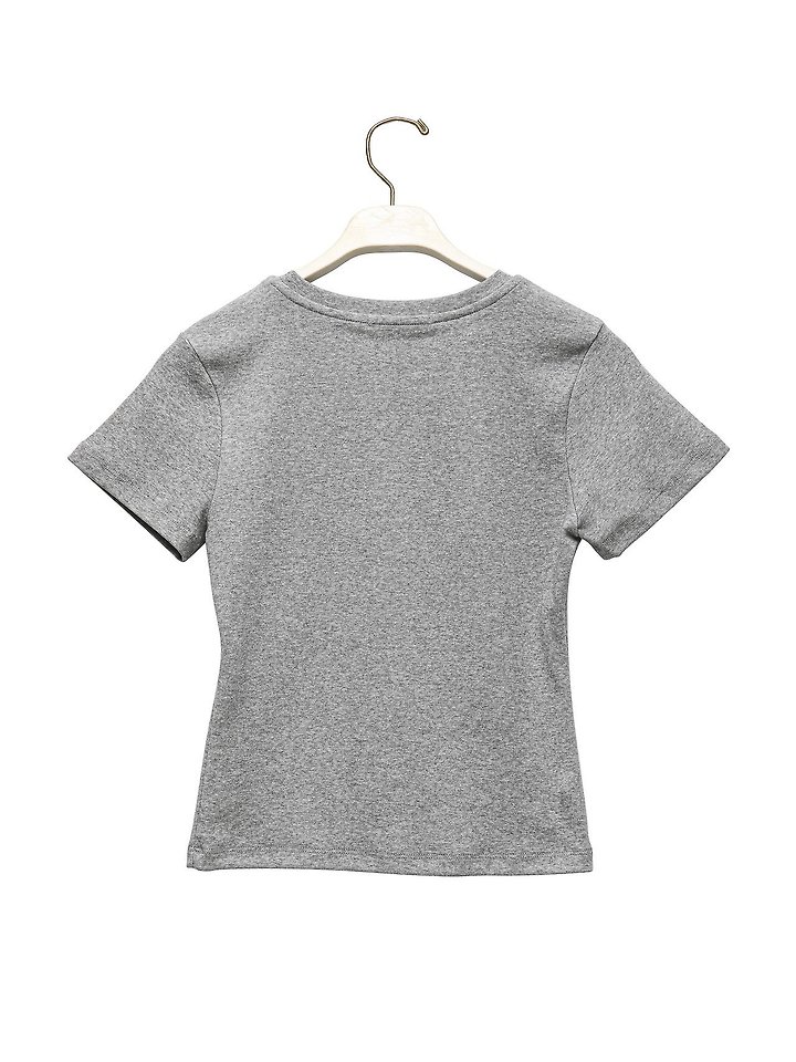 Paper Moon - Korean Women Fashion - #womensfashion - Little Bunny Cropped Tee - 5
