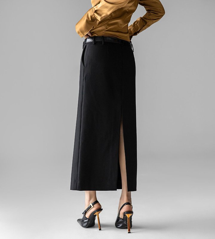 Paper Moon - Korean Women Fashion - #womensfashion - Classic Back-Slit Midi Pencil Skirt