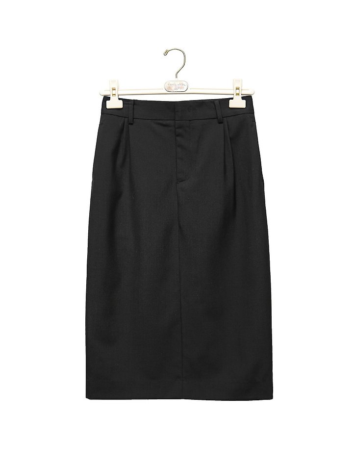 Paper Moon - Korean Women Fashion - #womensfashion - Summer Wool Pintuck Pencil Skirt - 6