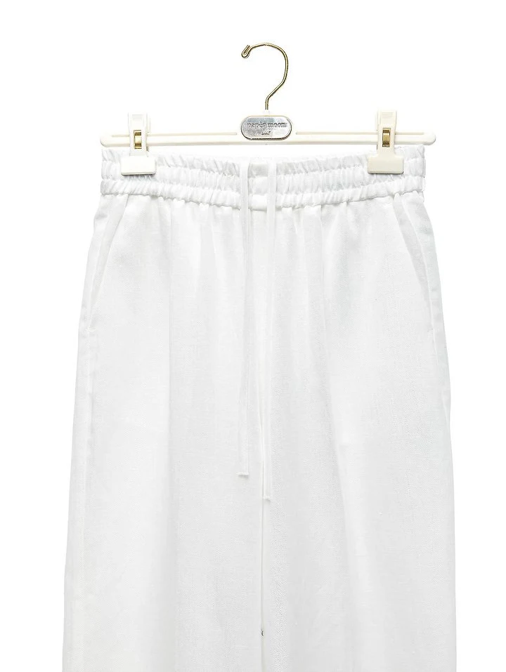 Paper Moon - Korean Women Fashion - #womensfashion - Linen Drawstring Trousers - 10