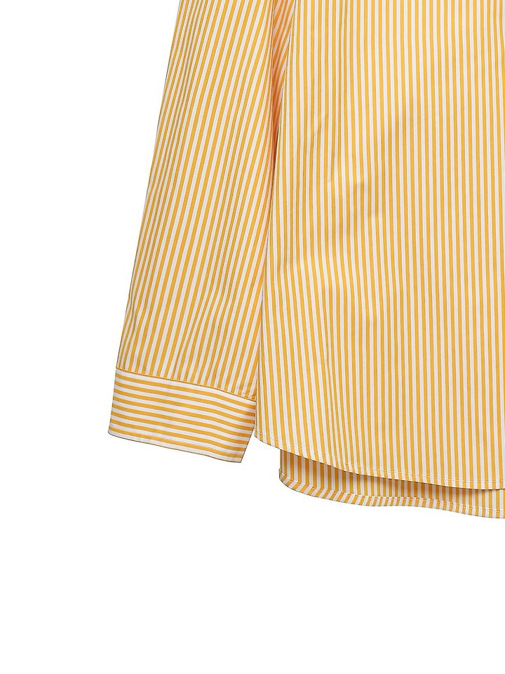 Paper Moon - Korean Women Fashion - #womensfashion - Lounge Stripe Button-Down Shirt - 11