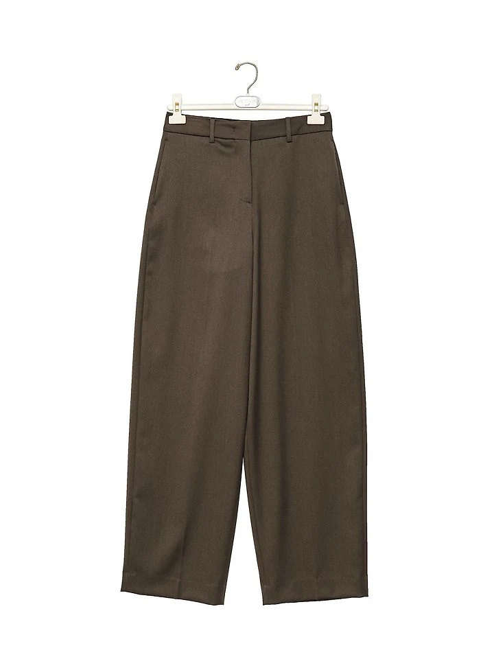 Paper Moon - Korean Women Fashion - #womensfashion - Wool Silk Low-Rise Trousers - 6
