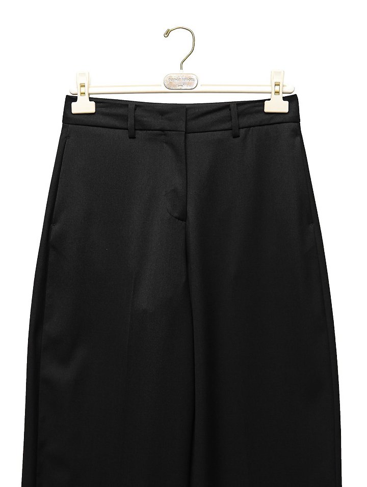Paper Moon - Korean Women Fashion - #womensfashion - Wool Silk Low-Rise Trousers - 10