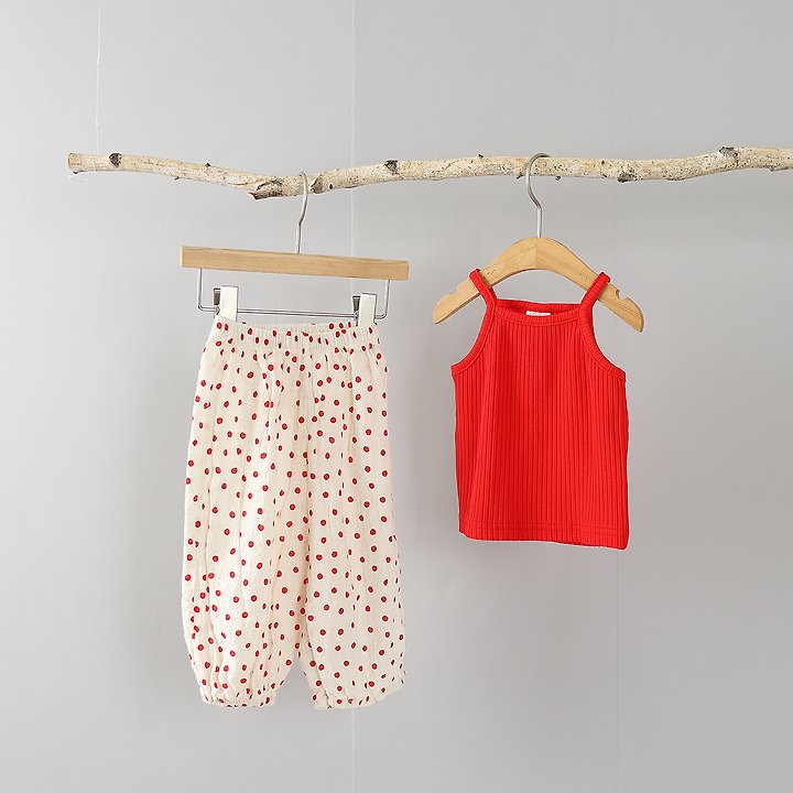Party Kids - Korean Baby Fashion - #babyboutiqueclothing - Soft Strap Sleeveless Top - 4