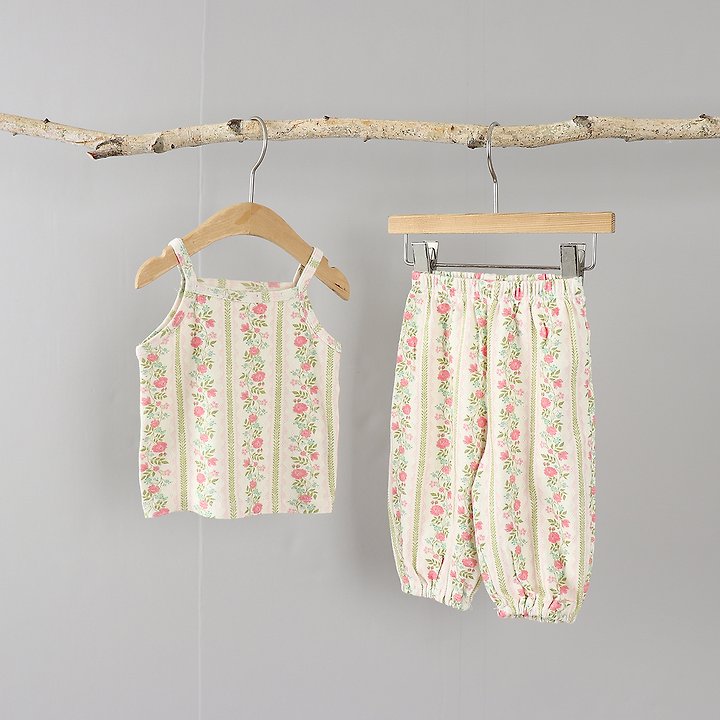 Party Kids - Korean Baby Fashion - #babyclothing - Rose Set-Up - 3