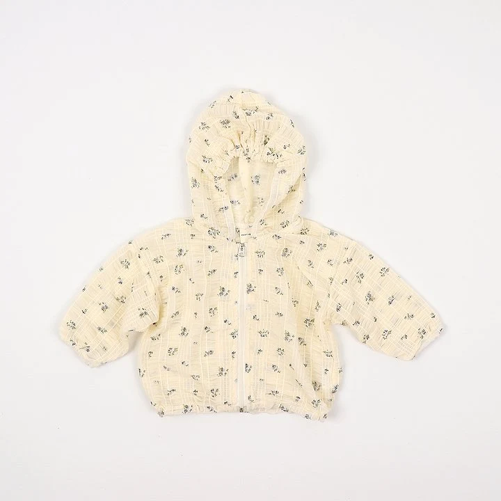 Party Kids - Korean Baby Fashion - #babyfever - Airy Floral Jumper (Cooling Jacket) - 10