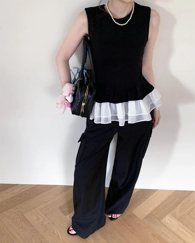 Person - Korean Women Fashion - #momslook - Ray Pocket Pants - 3