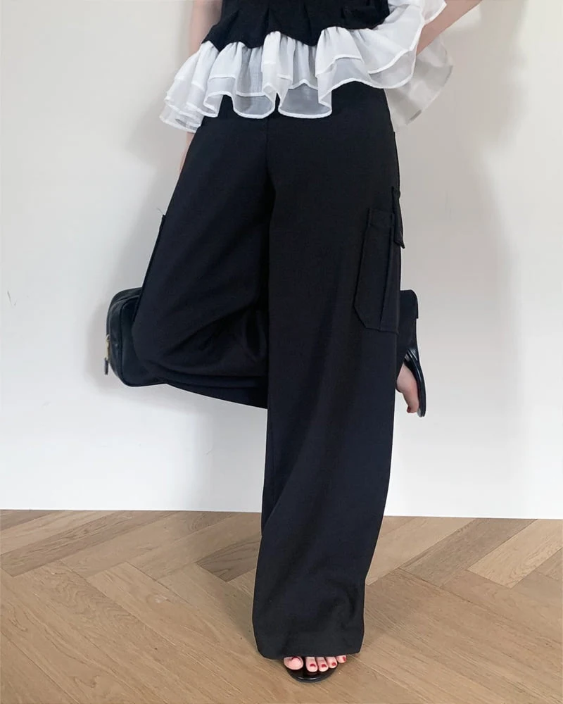 Person - Korean Women Fashion - #momslook - Ray Pocket Pants - 4