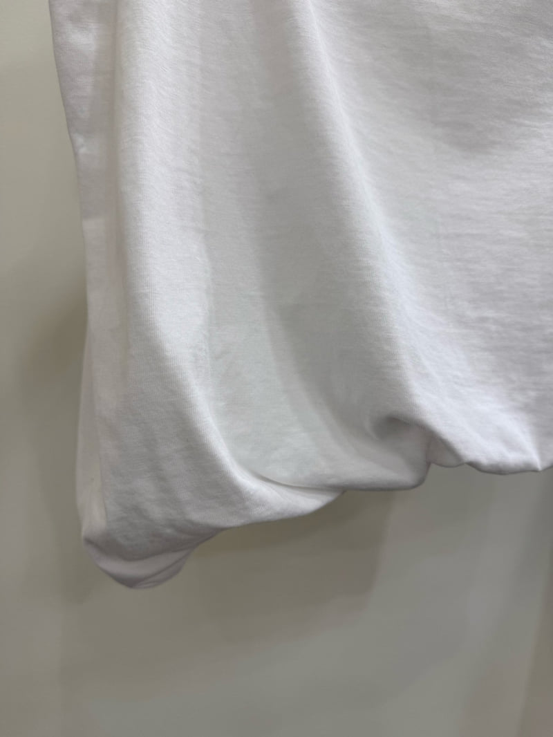 Person - Korean Women Fashion - #momslook - Asymmetric Balloon Sleeveless Top - 12