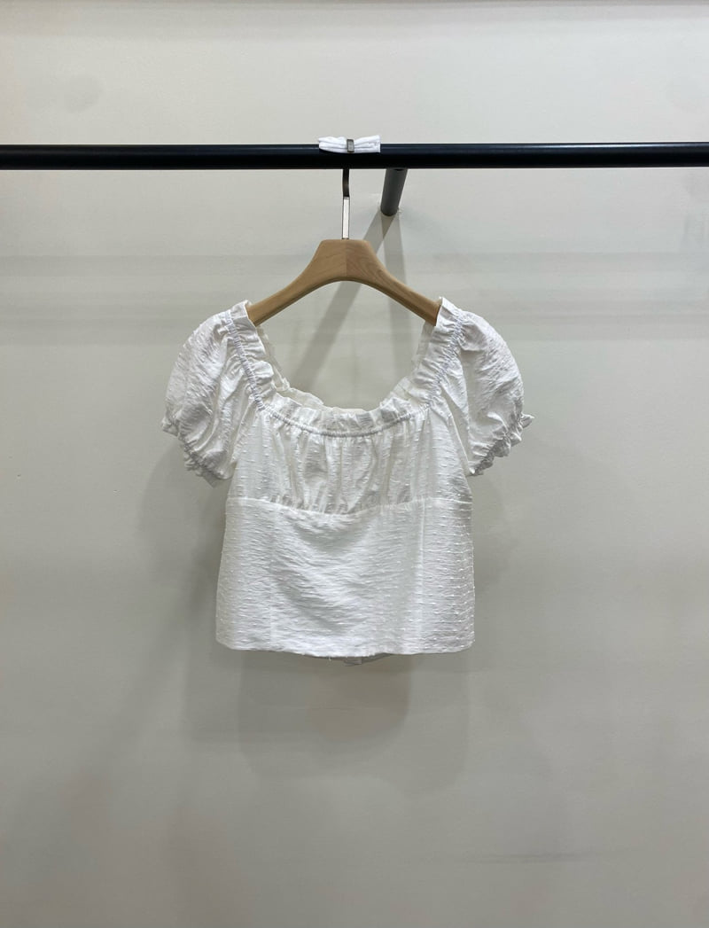 Person - Korean Women Fashion - #womensfashion - Mini Off-Shoulder Frill Blouse - 4