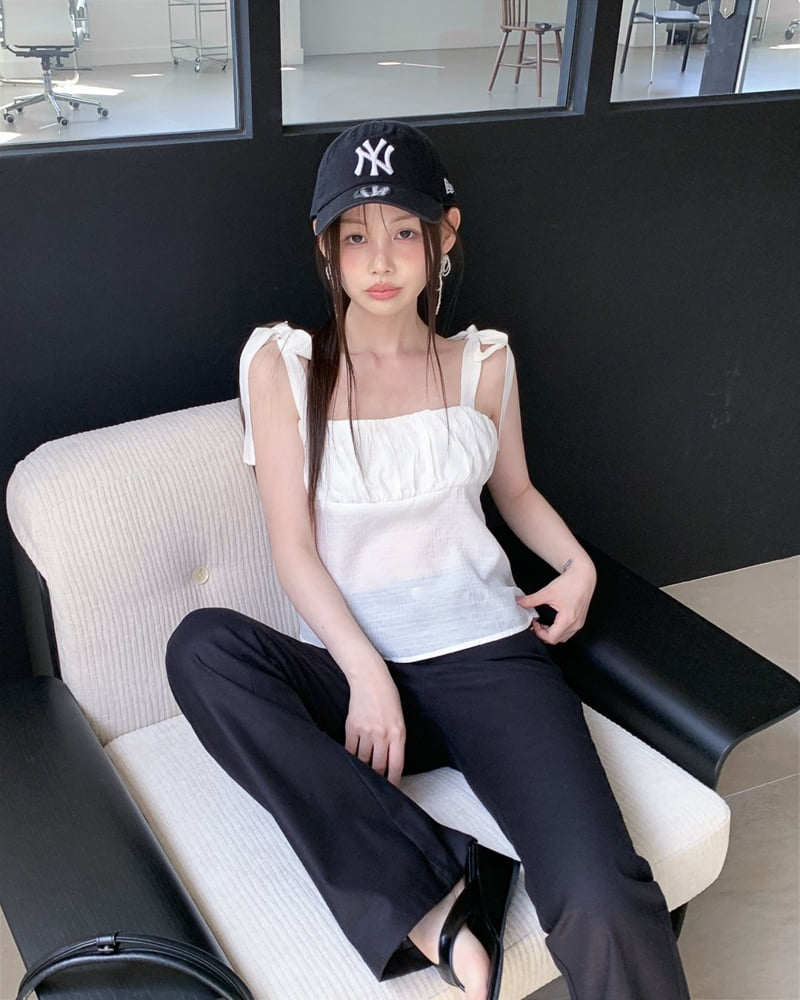 Person - Korean Women Fashion - #momslook - Low Coated Denim Pants - 7