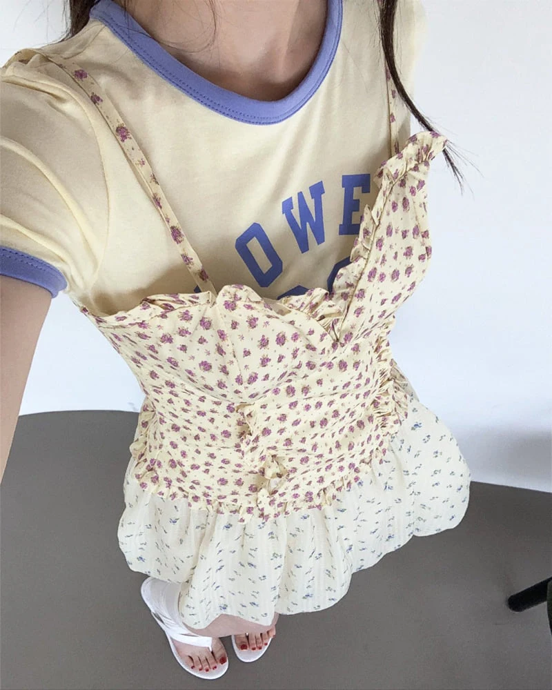Person - Korean Women Fashion - #womensfashion - 33 Contrast Short-Sleeve Tee - 4