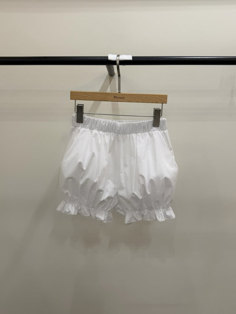 Person - Korean Women Fashion - #momslook - Frill Balloon Pants