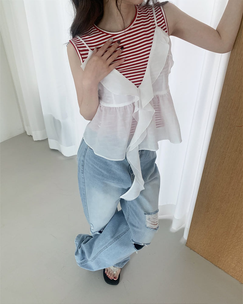Person - Korean Women Fashion - #momslook - Aria Frill Blouse - 8