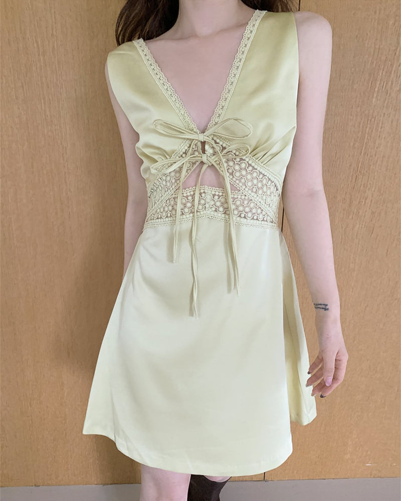 Person - Korean Women Fashion - #momslook - Laura Satin One-piece - 3