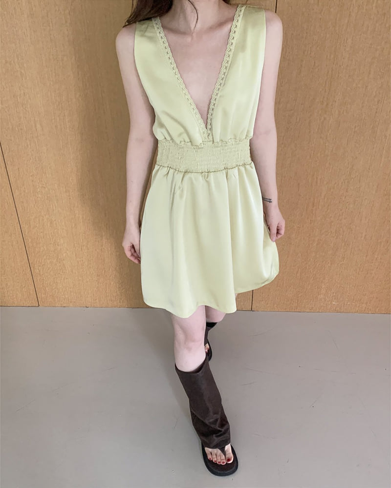 Person - Korean Women Fashion - #momslook - Laura Satin One-piece - 7
