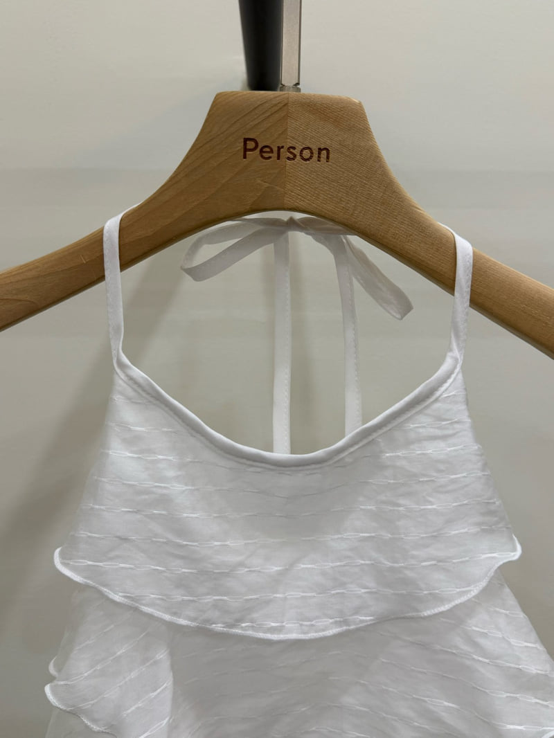 Person - Korean Women Fashion - #momslook - Jazz Halter Top Blouse - 2