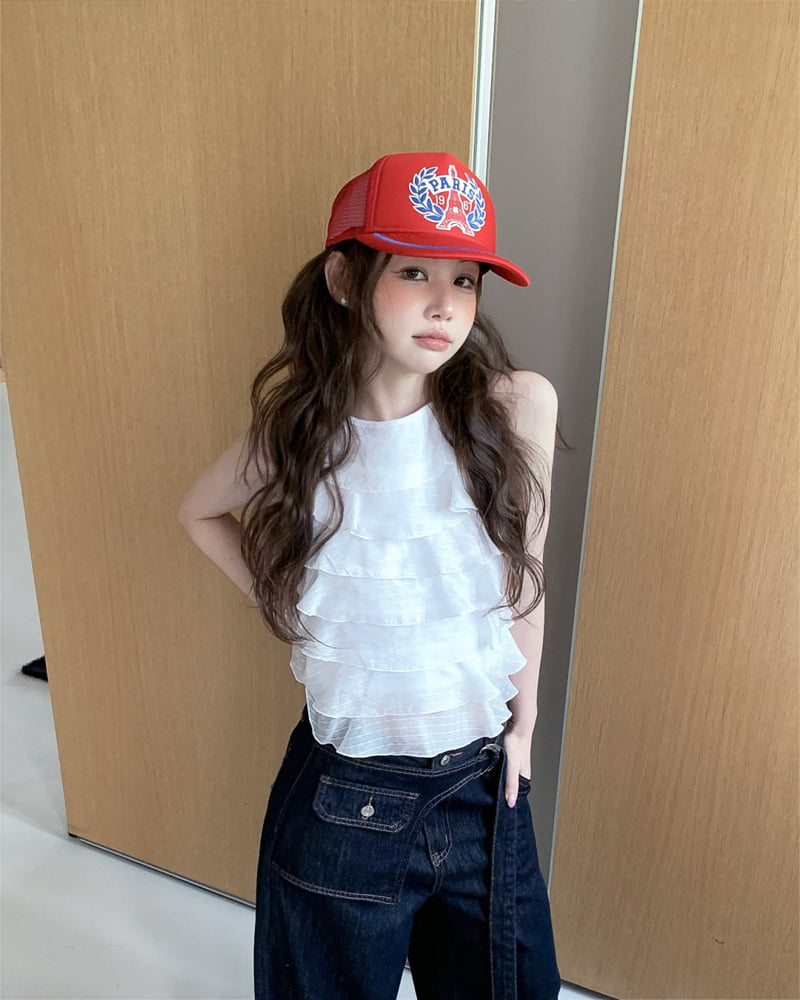 Person - Korean Women Fashion - #womensfashion - Jazz Halter Top Blouse - 4