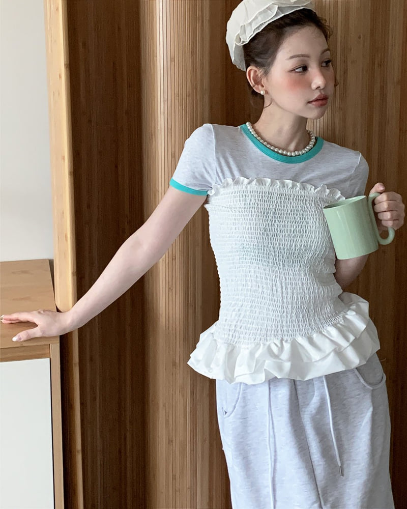 Person - Korean Women Fashion - #momslook - Vera Asymmetric Top - 3