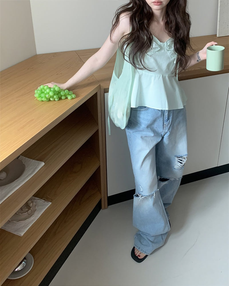 Person - Korean Women Fashion - #womensfashion - Joy Bra Top Blouse - 4