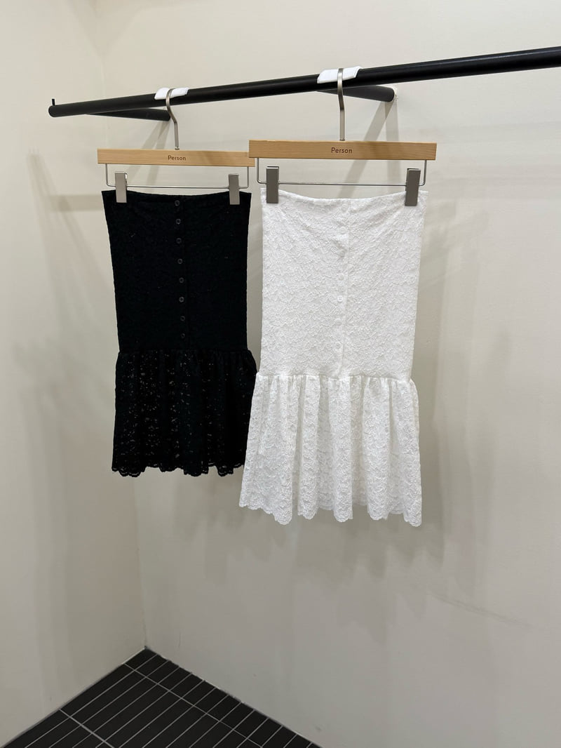 Person - Korean Women Fashion - #momslook - Ellie Lace Top Skirt