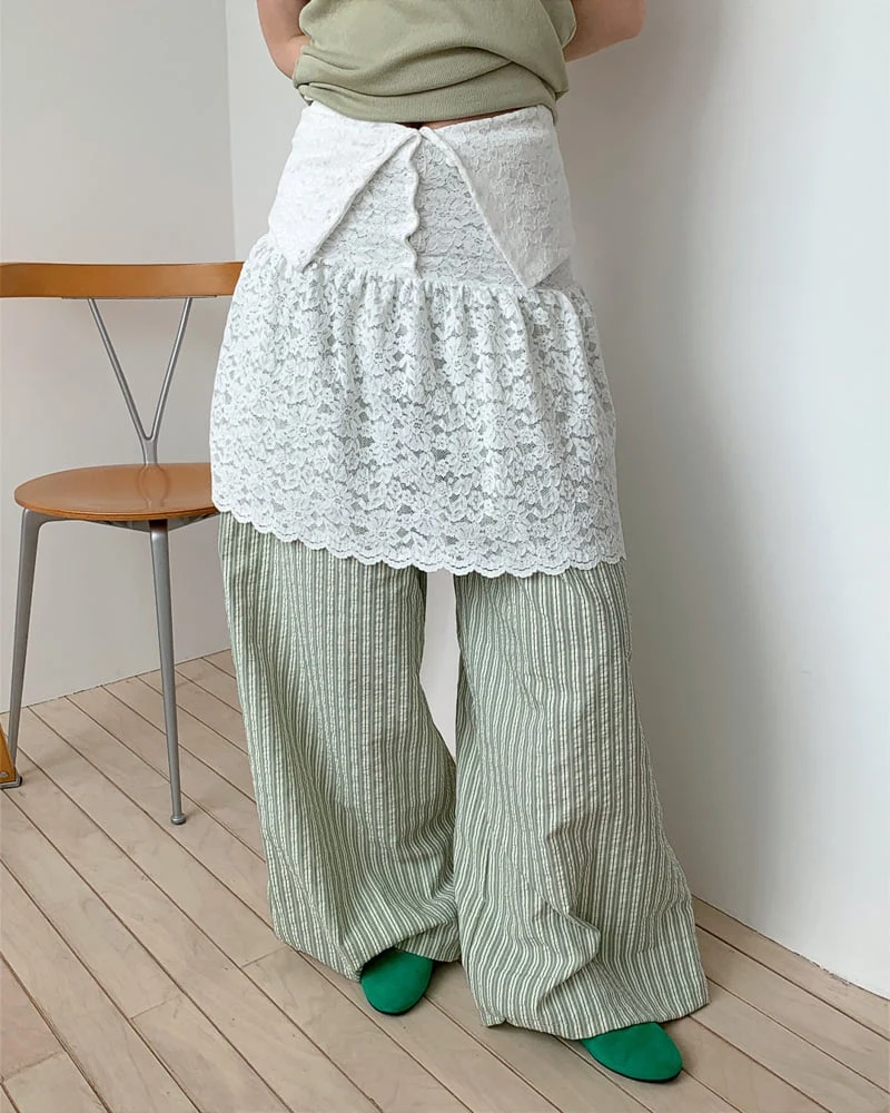 Person - Korean Women Fashion - #momslook - Ellie Lace Top Skirt - 10