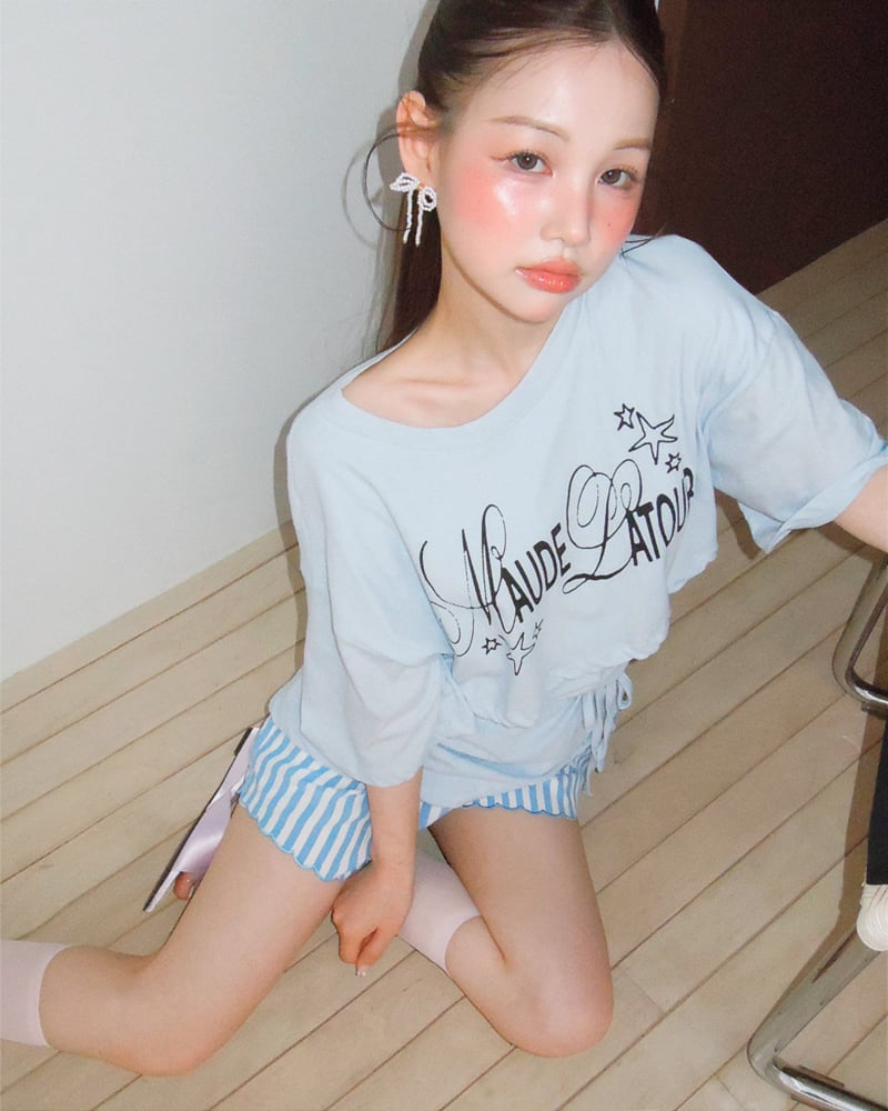 Person - Korean Women Fashion - #womensfashion - Rino Slub Tee - 4