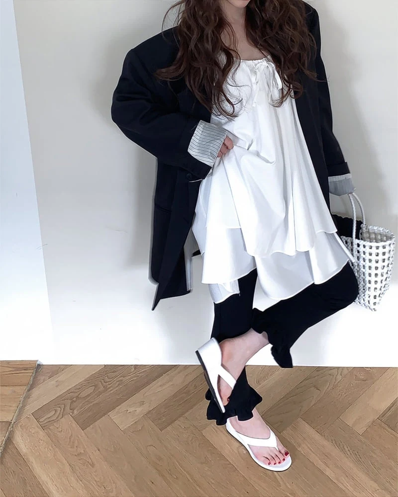 Person - Korean Women Fashion - #pursuepretty - Nice Ribbon One-piece - 6