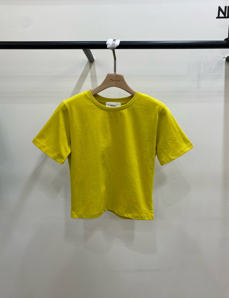 Person - Korean Women Fashion - #restrostyle - Basic Short-Sleeve Tee - 12