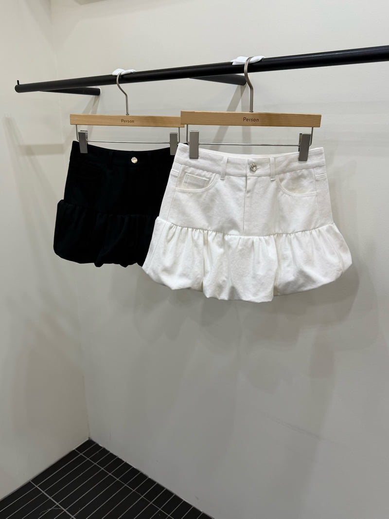 Person - Korean Women Fashion - #restrostyle - Pumpkin Cotton Skirt