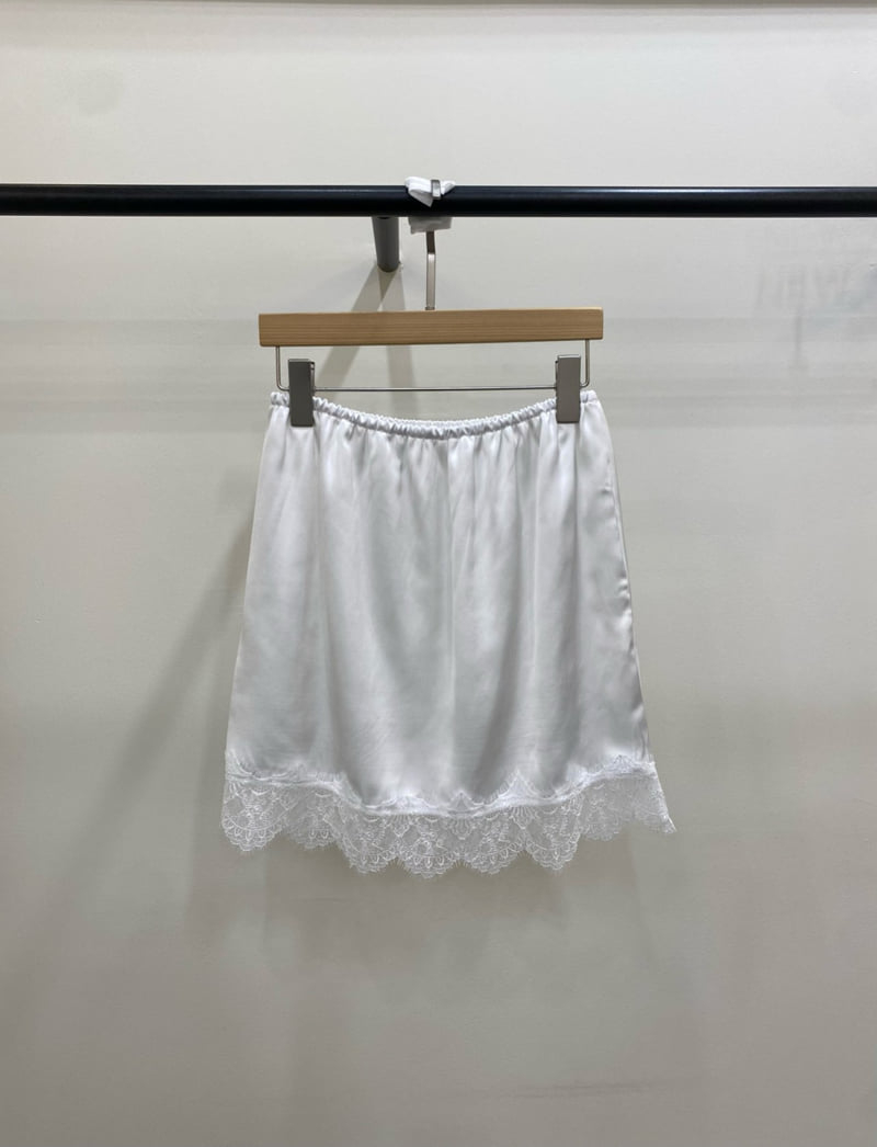 Person - Korean Women Fashion - #romanticstyle - Lace Mini Skirt - 12
