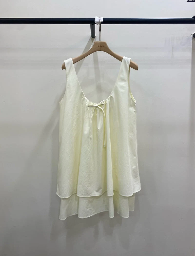 Person - Korean Women Fashion - #romanticstyle - Nice Ribbon One-piece - 8