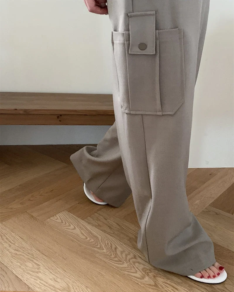 Person - Korean Women Fashion - #shopsmall - Ray Pocket Pants - 11