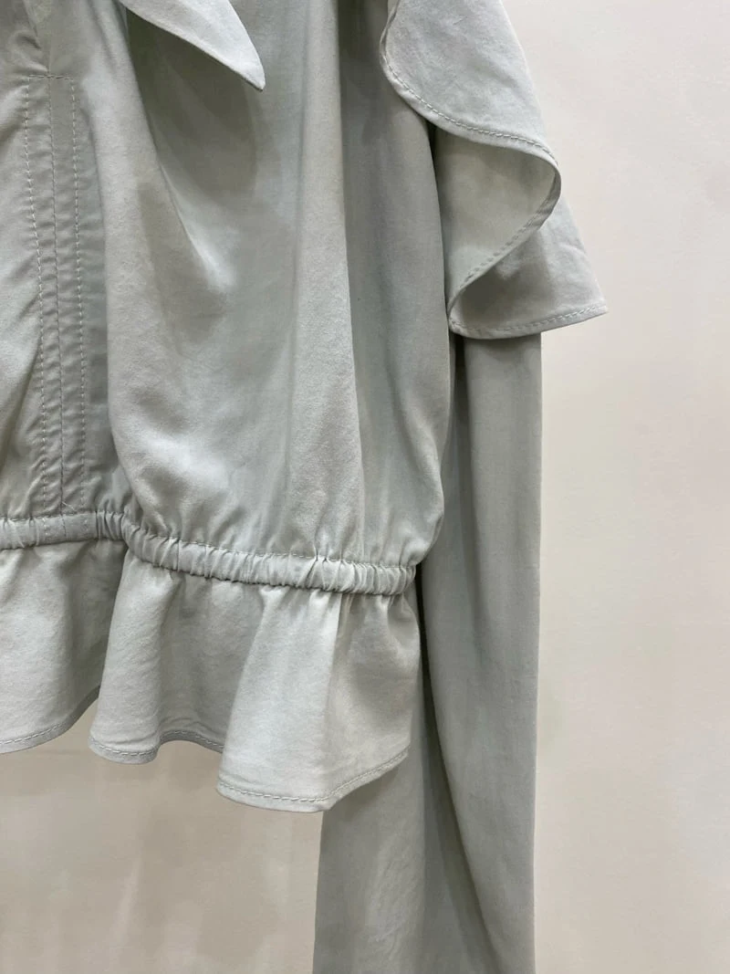 Person - Korean Women Fashion - #shopsmall - Off-Shoulder Frill Blouse - 10