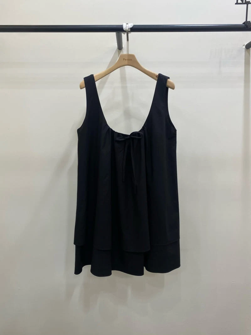 Person - Korean Women Fashion - #shopsmall - Nice Ribbon One-piece - 9