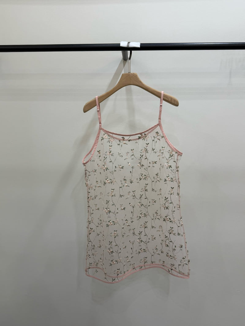 Person - Korean Women Fashion - #shopsmall - Floral Embroidered One-piece - 12