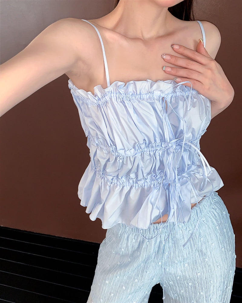 Person - Korean Women Fashion - #romanticstyle - Rani Shirring Top - 4