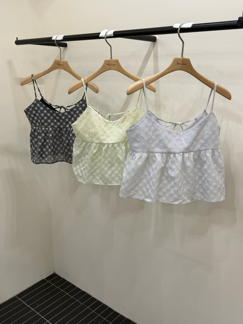 Person - Korean Women Fashion - #shopsmall - Check Floral Blouse