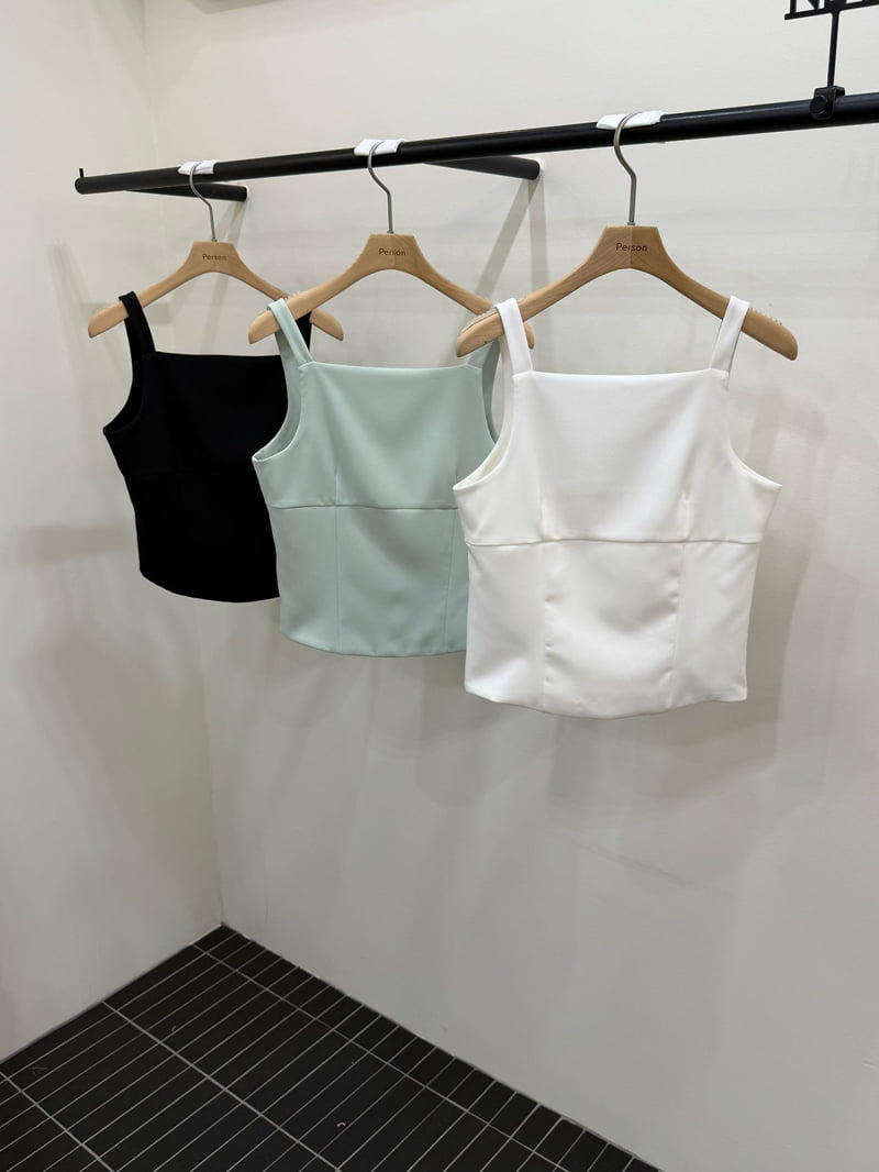 Person - Korean Women Fashion - #thatsdarling - Back Ribbon Sleeveless Blouse