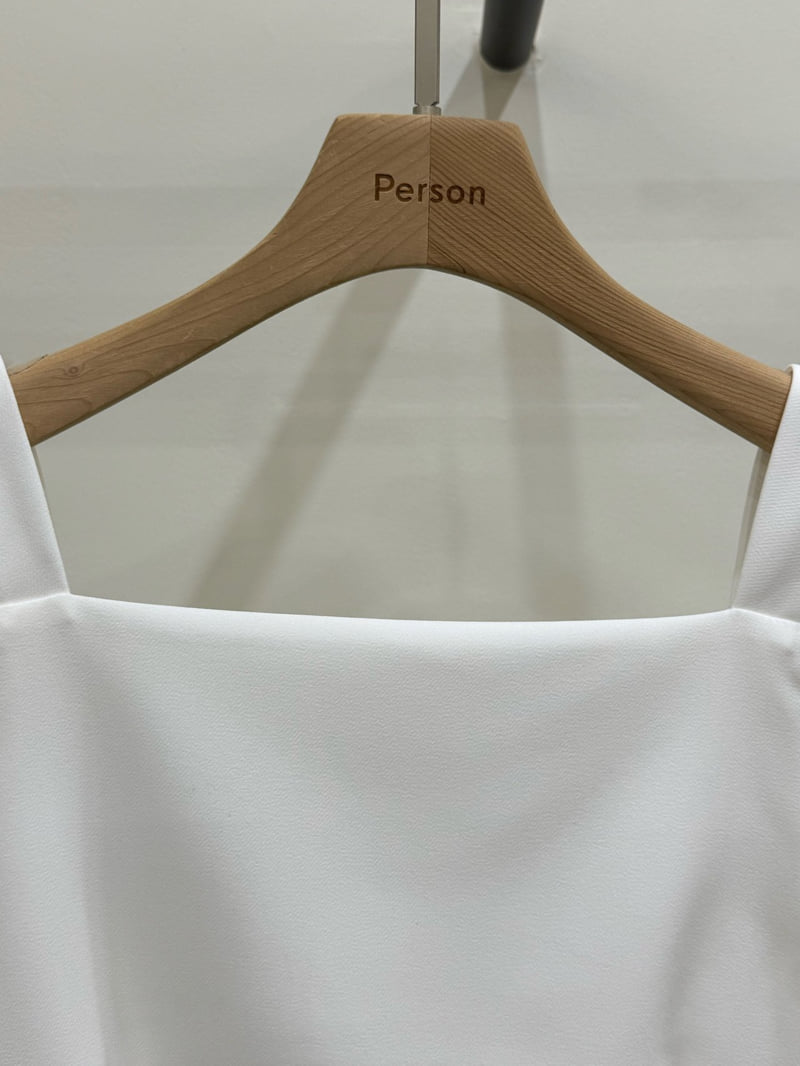 Person - Korean Women Fashion - #thelittlethings - Back Ribbon Sleeveless Blouse - 2