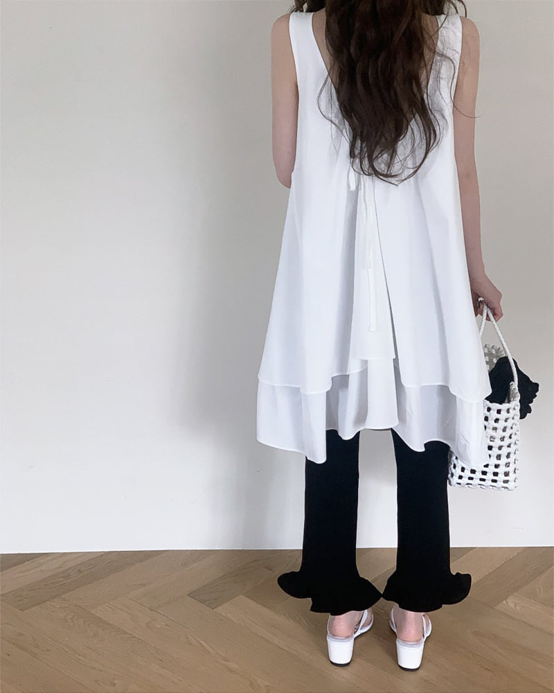 Person - Korean Women Fashion - #womensfashion - Nice Ribbon One-piece - 4